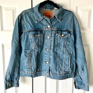 Levi’s Ex-Boyfriend Cotton Denim Trucker Jacket